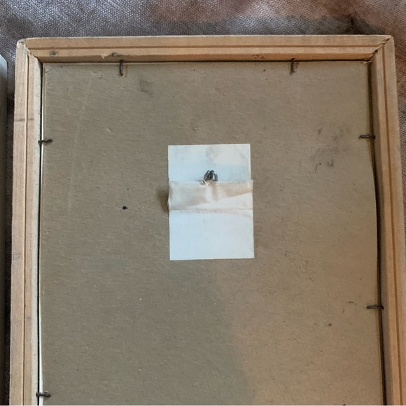 Vintage framed RF Harnett litho prints florals - signed - Picture 9 of 10